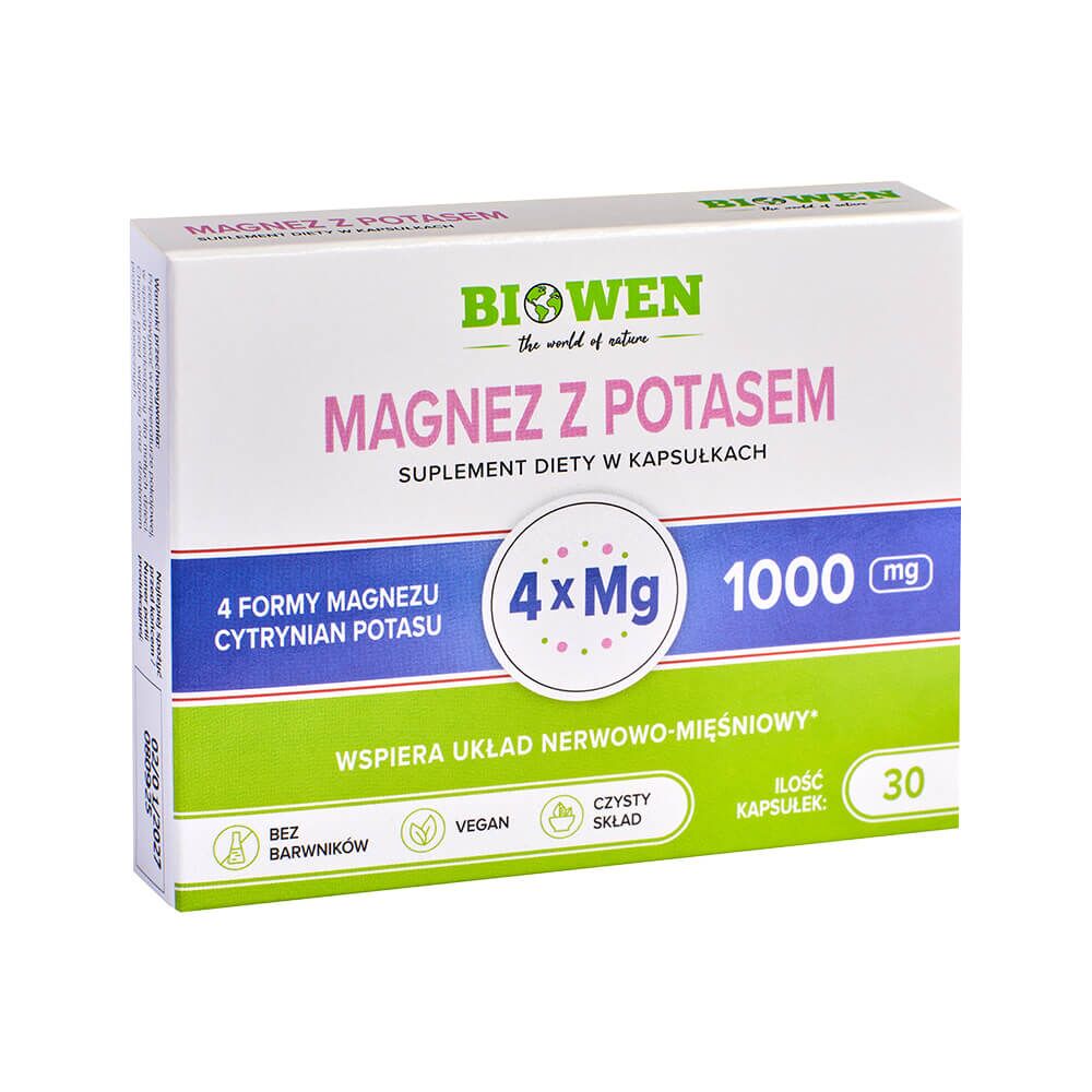 MAGNEZ+POTAS 30 kaps. GRATIS