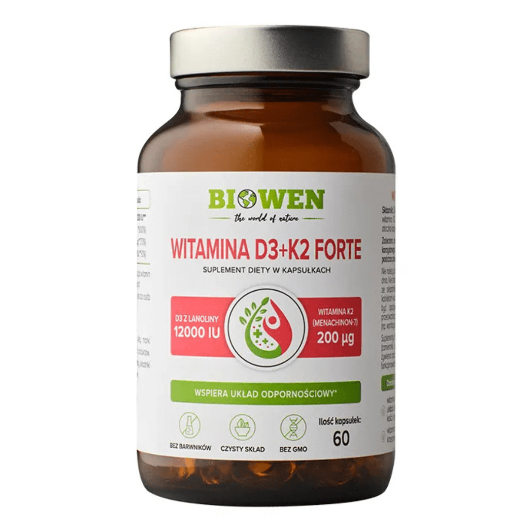 witamina d3 12000 iu k2 mk-7 200 mcg forte 60 kaps biowen